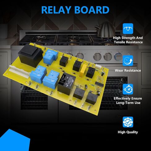 92029 Relay Board Replacement Parts Compatible with Dacor Range Oven, Replace 82993 62439 DE81-08448A DE81-05673A PCB Relay Board in Saudi Arabia