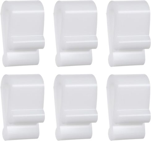 6 Pcs Dutch Oven Lid Protector Clips, Dutch Oven Pot Lid Bumper Protector Clips Non-Slip Cookware Lids Bumper Protective Clip Accessories,White in Saudi Arabia