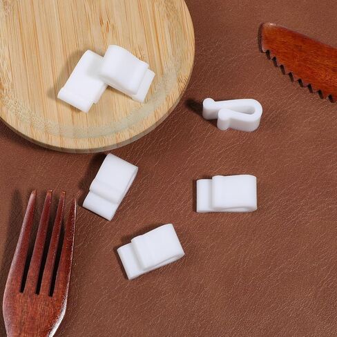 6 Pcs Dutch Oven Lid Protector Clips, Dutch Oven Pot Lid Bumper Protector Clips Non-Slip Cookware Lids Bumper Protective Clip Accessories,White in Saudi Arabia
