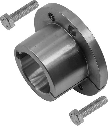 Caltric Deck Spindle Pulley Split Tapered Hub Bushing Compatible with Wright Stand Stander 71460111 in Kuwait