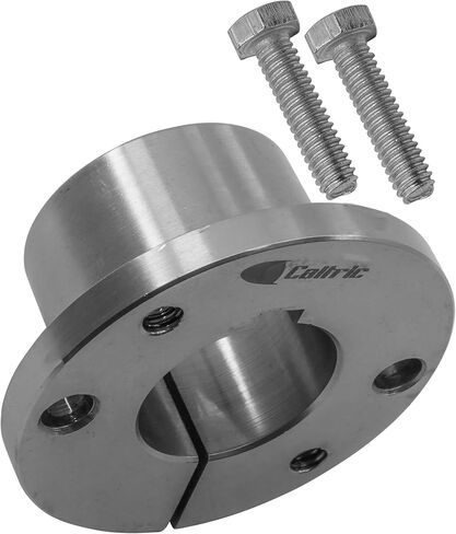 Caltric Deck Spindle Pulley Split Tapered Hub Bushing Compatible with Wright Stand Stander 71460111 in Kuwait