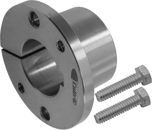 Caltric Deck Spindle Pulley Split Tapered Hub Bushing Compatible with Wright Stand Stander 71460111 in Kuwait