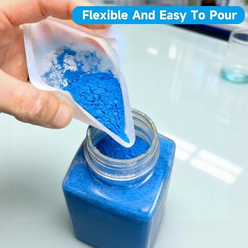 250 Pack Weigh Boats - 100ml (3.4 fl oz) White Anti-Static Flexible Plastic Weigh Trays - Medium Square Disposable Lab Dishes for Powder Scale, Capsule Filling, Liquid, and Food Samples in Kuwait