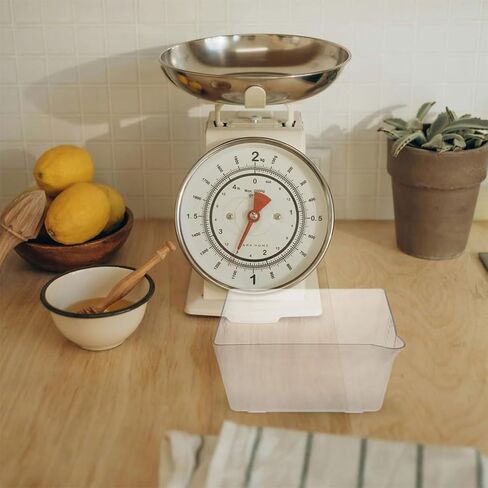 Zerodeko Transparent Electronic Scale Tray 40Oz Plastic Measuring Bowl with Precise Markings for Kitchen Food Weighing and Digital Scale Accessories in Saudi Arabia