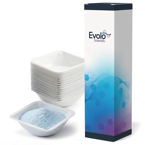 Weigh Boats Medium (100mL, 250 Pack) - Easy Pour, Anti-Static Disposable Weighing Dishes Polystyrene Lab Dish Counting Tray for Powder Scale, Liquid, Food Samples, Cultures, Pharmaceutical Reagents in Saudi Arabia