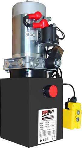 12 Quart Single Acting Hydraulic Pump Hydraulic Power Units 12V DC Hydraulic Pump SAE #6 Connector for Dump Trailer Car Lifting in Saudi Arabia