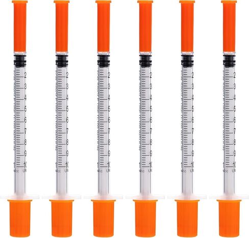 20 Pack U-100 1ML with 30 Ga 1/2 Inch,Individually Sealed Diameter 0.3mm/0.011Inch in Kuwait