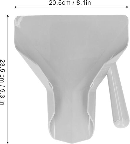 French Fry Bagger Scoop, French Fries Shovel Food Grade Household Non Slip Right Handle French Fries Spatula French Fry Bagger Scoop, French Fry Scoop Right Handle French Fry in Kuwait