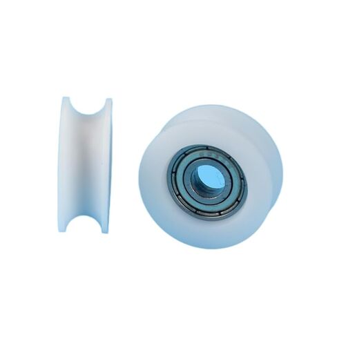 10 قطعة 696 المغلفة تحمل الأسطوانة عجلة U الأخدود انزلاق بكرة 6*24 9 in Kuwait