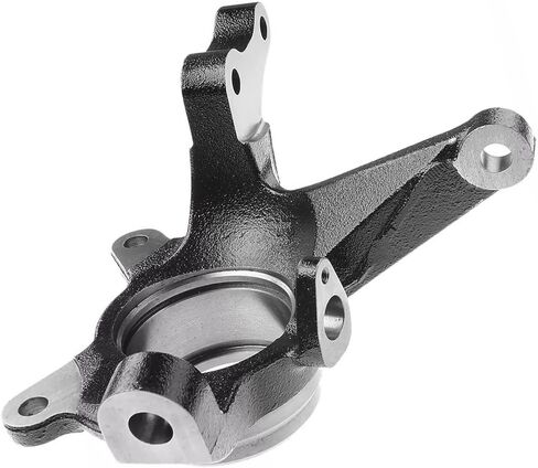 Detroit Axle - 2.4L Front Left Steering Knuckle for 03-07 Honda Accord [Automatic Transmission], Driver Side Steering Knuckle & Wheel Bearing Hub Assembly 2003 2004 2005 2006 2007 Replacement in Saudi Arabia