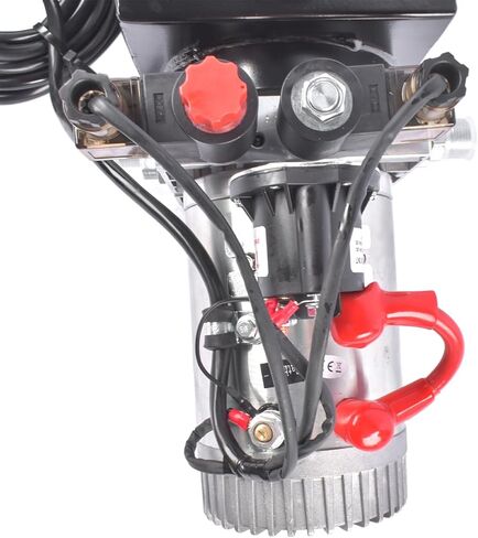4 Quart Hydraulic Power Unit 1.6-3.0KW Power, 12V DC Electric Hydraulic Power Double Acting Power-Up Supply Unit Trailer Pump Replacement for Dump Truck Car Lifts 6 Port 3200PSI Vahaha in Saudi Arabia