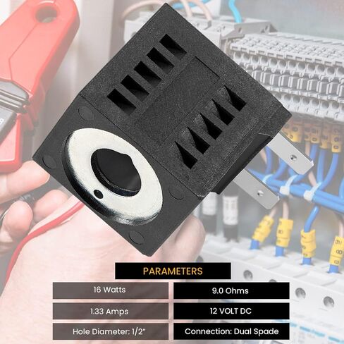 Solenoid Coil 10225-96 12VDC 16W Hydraulic Power Unit Lift Dump EF-1081 for Valve Stem 08 Series (1) in Saudi Arabia