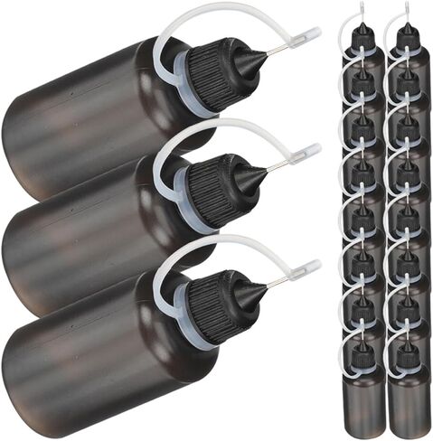 20pcs 30ml Needle Tip Glue Bottles Precision Plastic Dropper Applicator Bottles for Crafting and Industrial Use for Fine Glue Application in Saudi Arabia