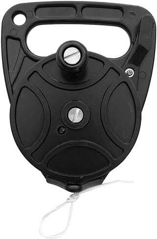 بكرة غوص سكوبا مع خط غوص بطول 46 مترًا، مقبض بكرة كبيرة، بناء خفيف الوزن مناسب للغوص في الكهف، حطام الغوص، برتقالي in Kuwait