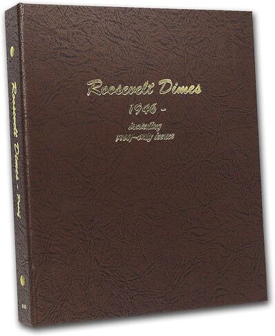Dansco US Bust Dime Coin Album 1796-1837 #6121 in Kuwait
