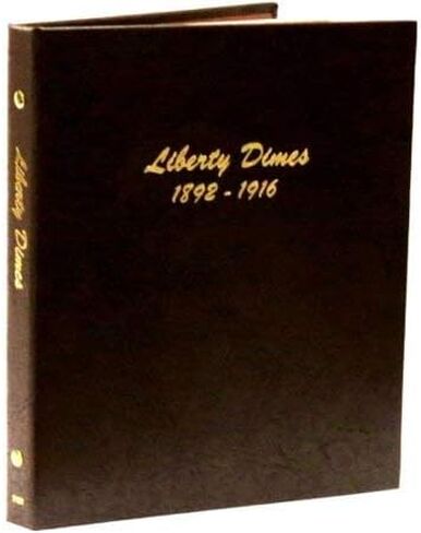 Dansco US Bust Dime Coin Album 1796-1837 #6121 in Kuwait