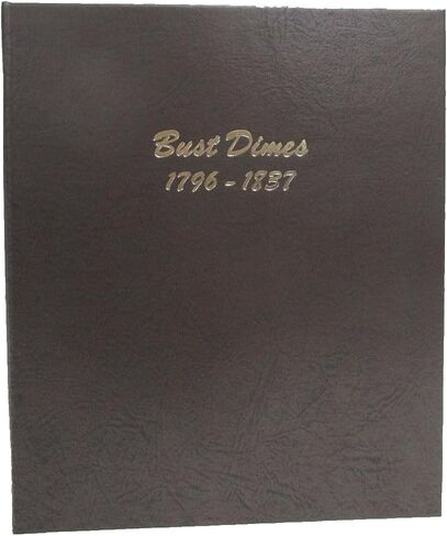 Dansco US Bust Dime Coin Album 1796-1837 #6121 in Kuwait