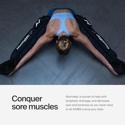 Hyperice Normatec Elite Legs Size Standard - Dynamic Air Compression Massage - Helps Increase Circulation in Legs, Reduces Muscle Pain and Aches and Improves Recovery Time Post-Workout in Kuwait