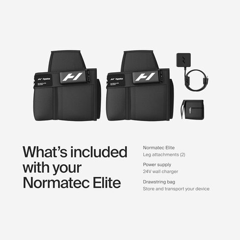 Hyperice Normatec Elite Legs Size Standard - Dynamic Air Compression Massage - Helps Increase Circulation in Legs, Reduces Muscle Pain and Aches and Improves Recovery Time Post-Workout in Kuwait