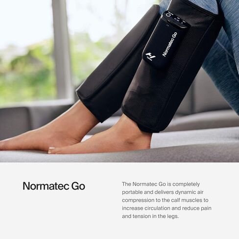Hyperice Normatec Go Calf - نظام تعافي مع تقنية تدليك الضغط الديناميكي الحاصلة على براءة اختراع - تخفيف يستهدف الألم والالتهابات in Kuwait
