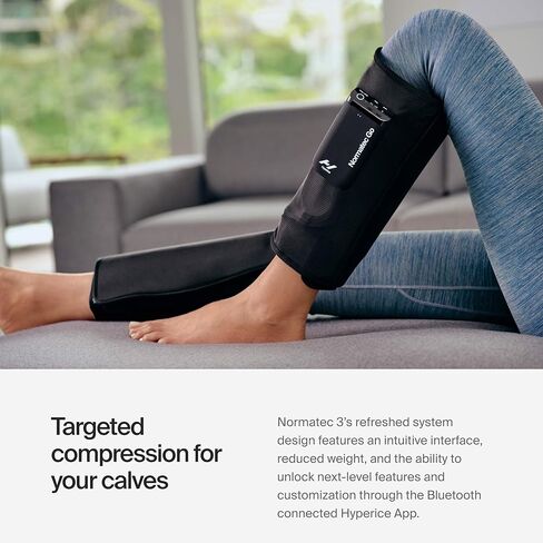 Hyperice Normatec Go Calf - نظام تعافي مع تقنية تدليك الضغط الديناميكي الحاصلة على براءة اختراع - تخفيف يستهدف الألم والالتهابات in Kuwait