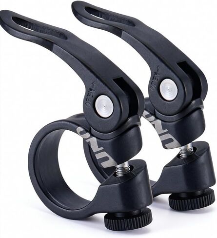 CYSKY 2Pcs Bike Seat Post Clamp 28.6mm 31.8mm 34.9mm Aluminium Alloy Bicycle Quick Release SeatPost Clamp (31.8mm 2pcs) in Saudi Arabia
