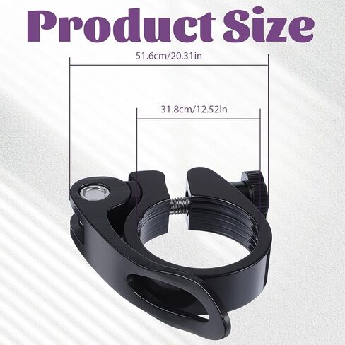 مشبك عمود مقعد الدراجة سريع الفك، مشبك مقعد الدراجة من الألومنيوم، مشابك مقعد الدراجة، مقاعد ألومنيوم خفيفة الوزن، مشابك عمود مقعد الدراجة، 28.6 مم 31.8 مم 34.9 مم in Kuwait