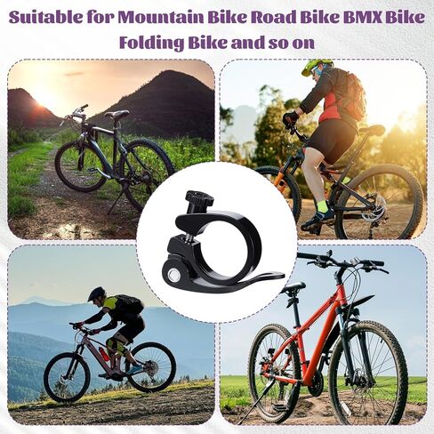 مشبك عمود مقعد الدراجة سريع الفك، مشبك مقعد الدراجة من الألومنيوم، مشابك مقعد الدراجة، مقاعد ألومنيوم خفيفة الوزن، مشابك عمود مقعد الدراجة، 28.6 مم 31.8 مم 34.9 مم in Kuwait