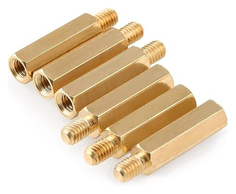 فاصل نحاسي، حافظة M4 سداسية أعمدة لولبية PCB للكمبيوتر الشخصي اللوحة الأم أنثى ذكر فواصل مسمار أدوات صغيرة (M4*10+6(20 قطعة)) in Saudi Arabia