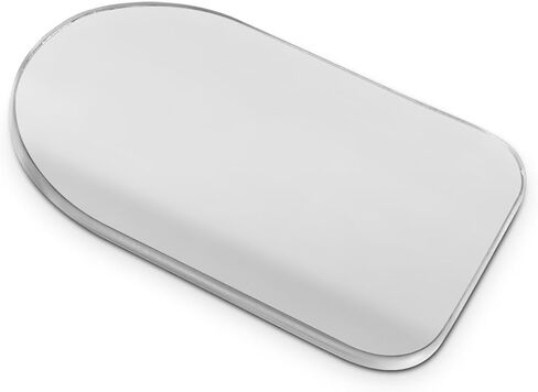 مرآة فحص أسنان الخيول على شكل حرف D مقاس 40 × 55 مم، مقبض على شكل حرف T من الفولاذ المقاوم للصدأ بطول 18 1/2 بوصة in Kuwait