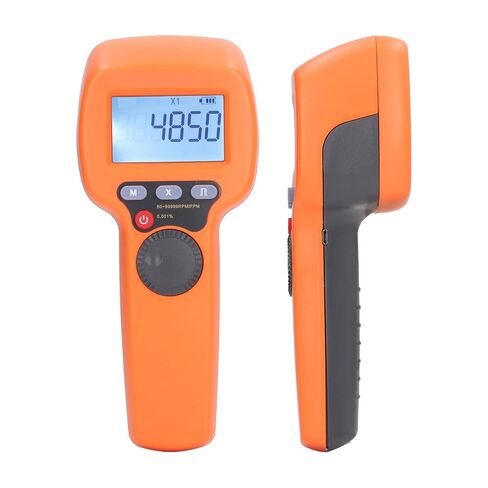 Digital Handheld Stroboscope, 0.001% Accuracy 60-99999rpm Tach Tester 1500lx LED Flash Tachometer for HVAC Motor Printing Equipment Rotation Measurement in Saudi Arabia