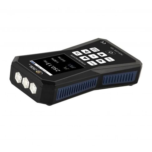 أدوات PCE، ستروبسكوب LED محمول باليد PCE-LES 103 للآلات الدوارة، بقياسات 60-300000 إطار في الدقيقة / 1-5000 هرتز، مع 3 مصابيح LED عالية الطاقة (11730 لوكس عند 20 سم)، بطارية USB-C قابلة لإعادة الشحن in Kuwait