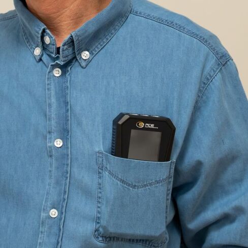 أدوات PCE، ستروبسكوب LED محمول باليد PCE-LES 103 للآلات الدوارة، بقياسات 60-300000 إطار في الدقيقة / 1-5000 هرتز، مع 3 مصابيح LED عالية الطاقة (11730 لوكس عند 20 سم)، بطارية USB-C قابلة لإعادة الشحن in Kuwait