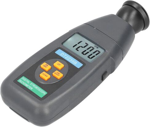 Handheld Digital Stroboscope Tachometer Non-Contact RPM Meter for Engine Motor Testing and Industrial Use in Saudi Arabia