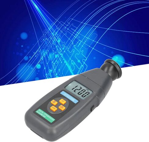Handheld Digital Stroboscope Tachometer Non-Contact RPM Meter for Engine Motor Testing and Industrial Use in Saudi Arabia