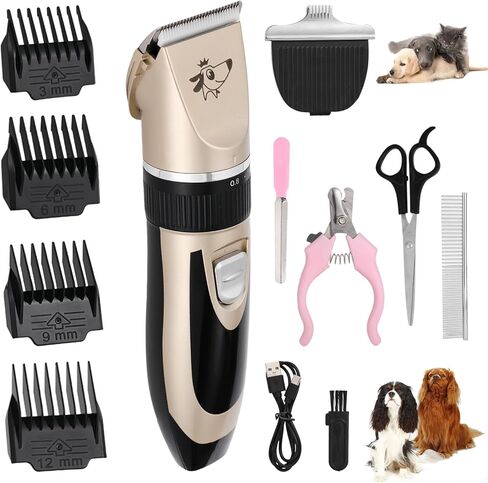 Aovdy Dog Clippers Grooming Kit Dog Shaver Clippers Hair and Paw Cleancy Cleaning Hair Clippers Clippers Clipper Clas in Saudi Arabia