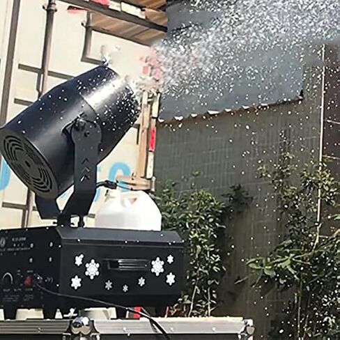 Snow Machine - 2000W Professional Snowflake Maker with Remote Control, 180° Swing for Creating Fake Falling Snowflakes for Events, Weddings, Parties, and DJ Stages in Kuwait