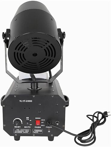 آلة صنع الثلج، آلة صنع ندفات الثلج الاحترافية بقوة 2000 وات، صانع ندفات الثلج على المسرح مع جهاز تحكم عن بعد، تأثير عاصفة ثلجية متأرجحة 180 درجة، لحفلات DJ الخارجية والداخلية، وعيد الميلاد، والزفاف in Kuwait