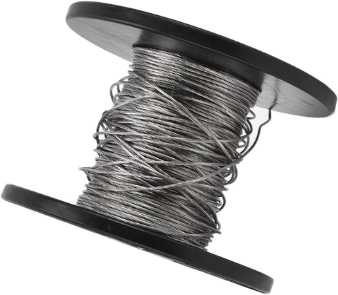 Electronic Fence Wire High Voltage Pulse Aluminum Magnesium Alloy Wirerope Flexible Durable Conductive 100m Perimeter Security Wire for Electric Dog Fence System in Saudi Arabia