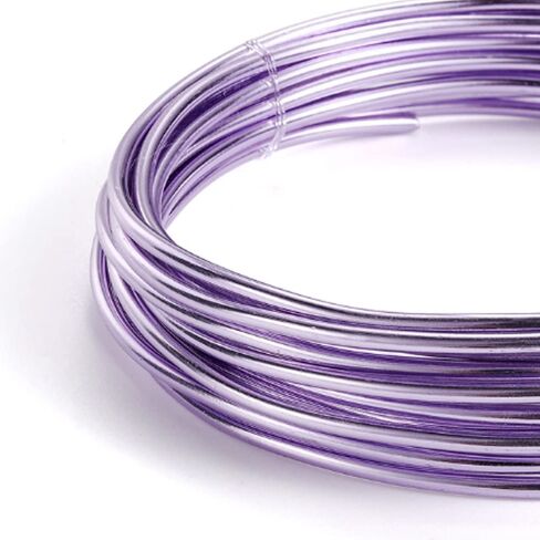 1mm Anodized Round Aluminum Wire - 10 Meters Versatile Painted Metal Wire for DIY Jewelry Making and Craft Projects(Light Blue) in Saudi Arabia