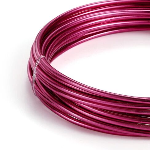 1mm Anodized Round Aluminum Wire - 10 Meters Versatile Painted Metal Wire for DIY Jewelry Making and Craft Projects(Light Blue) in Saudi Arabia