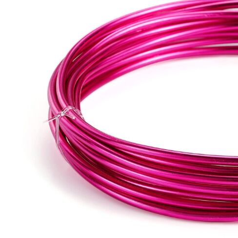 1mm Anodized Round Aluminum Wire - 10 Meters Versatile Painted Metal Wire for DIY Jewelry Making and Craft Projects(Light Blue) in Saudi Arabia