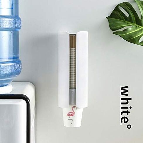 Wall Mount Disposable Paper Cup Coffee Dispenser Holder Automatic Drop Taker for Home in Saudi Arabia