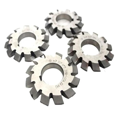 Gear Milling Cutter Gear 1PCS M0.5 M0.75 M1 M1.25 M1.5 M2 M2.5 M3 M4 M5-M10 Modulus PA20 Degrees NO.1-NO.8 HSS Gear Milling Cutter Gear Cutting Tools(NO.3,M1.5) in Kuwait