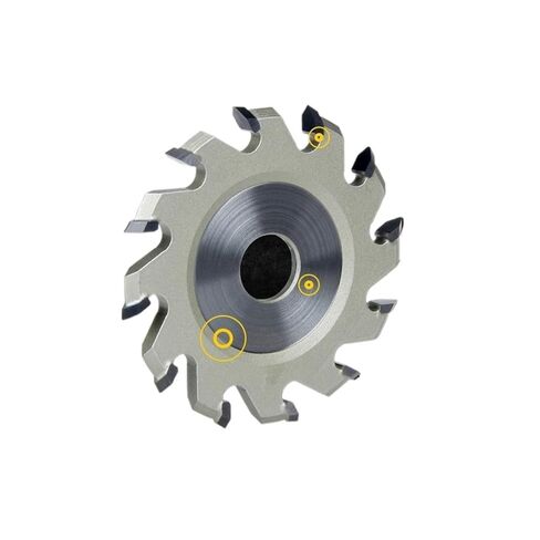 Gear Milling Cutter Gear 90-Degree Aluminum v-Shaped Cutting Blade Slotting Cutter six-Tooth gongs milling Forming(D100X20X8TX10) in Kuwait