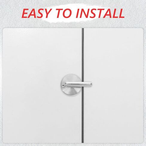 LIFKOME Bathroom Stall Door Lock with Vacant Occupied Indicator, 304 Stainless Steel Privacy Bolt for Public Toilet Partition, Silver Privacy Handle Lock for Restroom Doors in Saudi Arabia