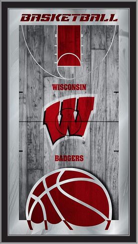 Wisconsin 15" x 26" Basketball Mirror by Holland Bar Stool Company in Saudi Arabia