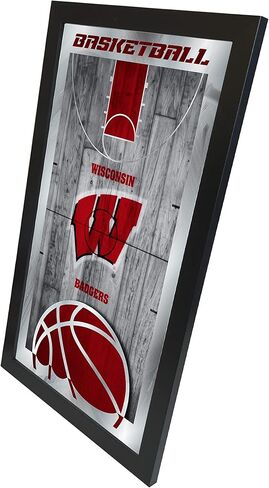 Wisconsin 15" x 26" Basketball Mirror by Holland Bar Stool Company in Saudi Arabia