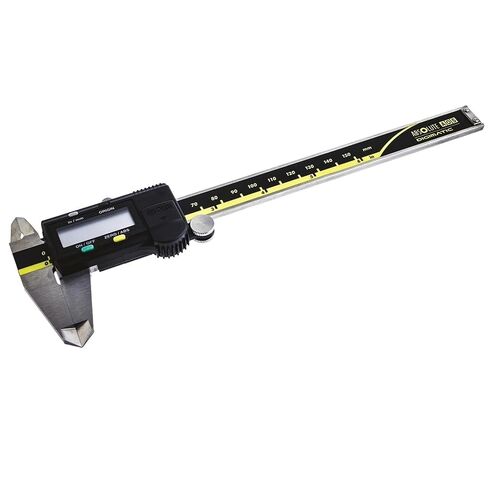 فرجار Mituttoyo 500-196-30 مقاس 6 بوصات (0-150 مم) - جهاز تشفير AOS مطلق عالي الدقة بدقة 0.0005 بوصة/0.01 مم - أداة قياس فرجار متينة من الفولاذ المقاوم للصدأ in Saudi Arabia