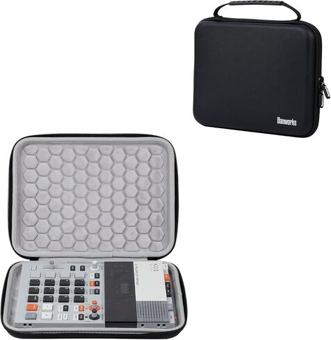 حافظة Banworks PU صلبة تناسب جميع KORG Volcas (عينة Volca/Bass/Mix/Drum، إلخ.)، حافظة واقية لتخزين أجهزة التناظرية/Sampler Sequencer/Drum Machine JT/HCQSNB-08 (حافظة فقط، قطعة واحدة) in Saudi Arabia
